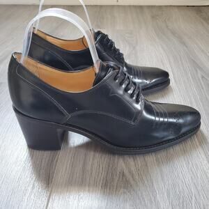 The Office of Angela Scott Shoes Miss Button Deltoy Women 40 Oxford Heels Witch